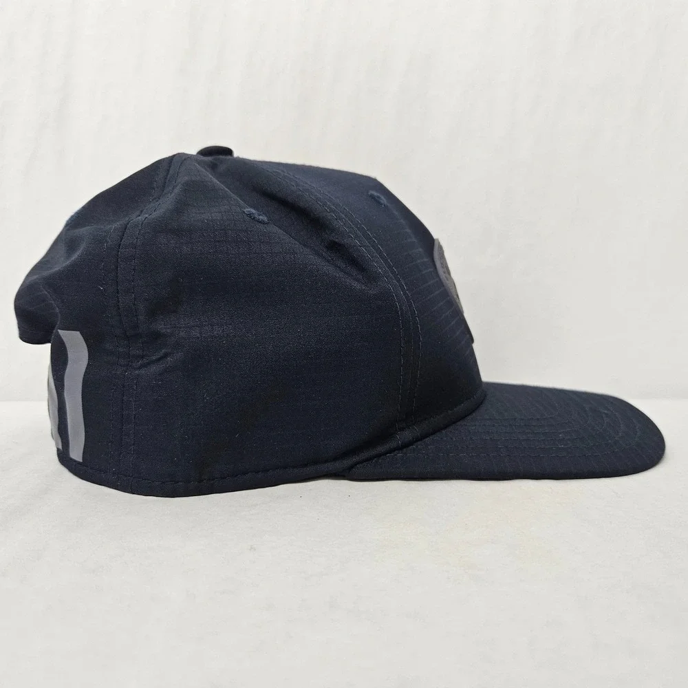Adidas Affiliate II Snapback Hat Aeroready Navy Blue Ripstop Reflective 3-Stripe